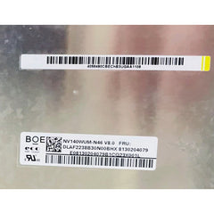 16:10 14.0“ No Touch New 1920*1200  Laptop LCD Screen Module EDP 30Pins NV140WUM-N41/2/3/4/5/6/8/A/B/C/D/E/F/H/K