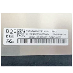 15.3“ On-Cell Touch, I²C 16:10 Brand New BOE 1920*1200 Laptop LCD Screen Module EDP 40Pins NV153WUM-T41