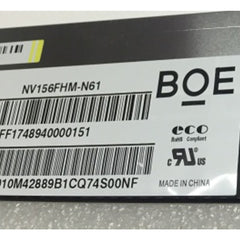 15.6" 800:1 No Touch New 1920 x 1080 BOE Laptop LCD Screen Module EDP 30 Pins NV156FHM-N61/2/3/5/6/8