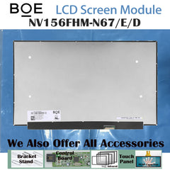 15.6" 1000:1 No Touch New 1920 x 1080 BOE Laptop LCD Screen Module EDP 30 Pins NV156FHM-N67/E/D