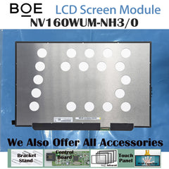 16.0“ No Touch 1200:1 BOE New 1920*1200 Laptop LCD Screen Module EDP 30 pins NV160WUM-NH3/0