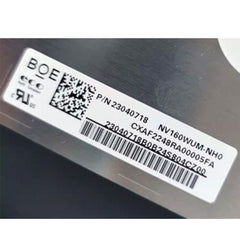 16.0“ No Touch 1200:1 BOE New 1920*1200 Laptop LCD Screen Module EDP 30 pins NV160WUM-NH3/0