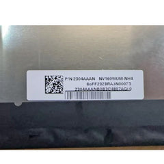 16.0“ No Touch 1000:1 BOE New 1920*1200 Laptop LCD Screen Module EDP 30 pins NV160WUM-NH4